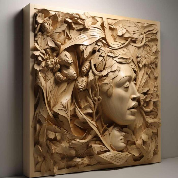 نموذج ثلاثي الأبعاد لآلة CNC 3D Art 